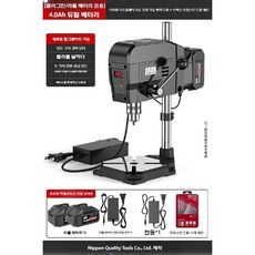  밀링 일본질조 디지털 디스플레이 드릴 벤치형 소형 가정용 공업용 리튬 전기 머신 작업대 고정밀 드릴링 B.플러그인/리튬배터리2목적4.0Ah듀얼배터리  상품 이미지