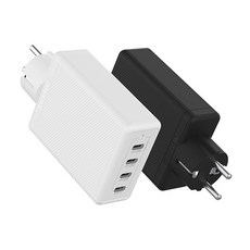 USB PD 155W PPS GaN 접지 멀티 초고속 충전기 GS210, GaN접지충전기155W-GS210블랙, 1개