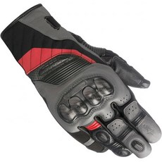 겨울 오토바이 장갑 라이딩 바이크 Alpinestars Belize Drystar 남성용 스트리트 모터사이클 블랙 앤트라사이트 레드 미디엄 1667569, 1개