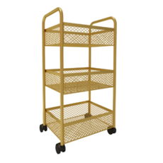 기저귀 정리함 이동식 주방 선반 수납장 국민 트롤리, 보편적 인 바퀴를 가진 까만 3 개의 층 기본