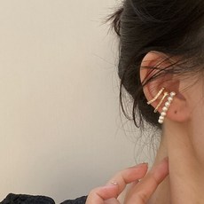 미니골드진주목걸이귀걸이