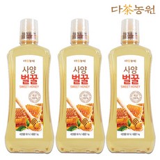 다농원 사양벌꿀, 3개, 1kg