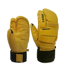 루디스 2324 다운힐 J 주니어 여성 스키 장갑 삼지 DOWN HILL J, 다운힐J TAN