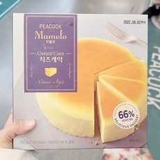 피코크 마몰로 치즈케익 780g x 1개, 종이박스포장