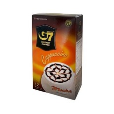 G7 카푸치노 모카 커피믹스 수출용, 18g, 1개입, 12개