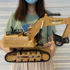 rc트럭 키덜트장난감 118 rc 트럭 rc 굴착기 2.4g 무선 조종 자동차 크롤러, 6810, 1개