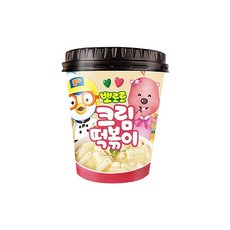 뽀로로 크림 떡볶이 110g 어린이 간식용 1개