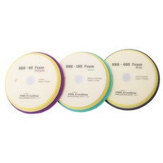 5인치 HBR 폼패드 90 180 400 (초벌 중벌 마무리) 광택제 자동차 초벌용 스마트홈-샵, 1개, 400(마무리)
