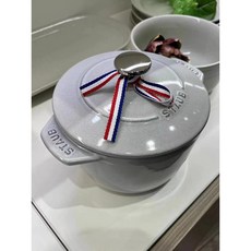 STAUB 스타우브 4색 주물냄비 16cm라이스 꼬꼬떼 솥밥, A. 16cm-트러플화이트, free, 1개