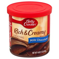 베티크로커 리치 앤 크리미 프로스팅 밀크 초콜릿, 453g, 1개
