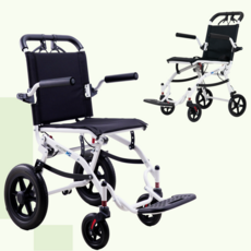 2H메디컬 핸디휠체어 - 7.3kg 초경량 알루미늄 수동 접이식 여행용 휠체어 (LPG 차량 적재 가능), 1개, 핸디휠체어플러스형