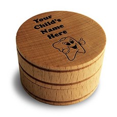 유치보관함 Custom Personalized Memento Dream Keepsake Baby Tooth Box - My First Tooth Fairy Box - Your Childs Name Here - Gifts for Him for Her for Bo