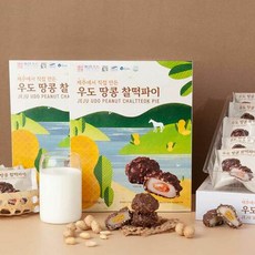 이제주몰 푸른제주 우도 땅콩 찰떡파이(10입) 2박스, 300g, 2개