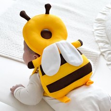 리틀클라우드 유아 아기 머리쿵 방지 머리 보호대 쿠션, 꿀벌, 2개