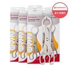 더블하트 모유실감 열탕 소독 젖병 집게 리뉴얼, 6개