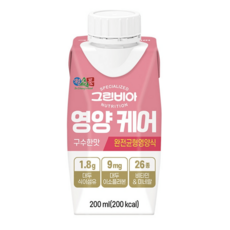 정식품 그린비아 영양케어 구수한맛 200ml 18팩 베스트 균형 영양식 성인 노인 환자 어르신 음료, 18개, 0.2l