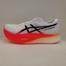 아식스 남여공용 런닝 마라톤화 메타스피드 스카이+ 초경량 탄성이 뛰어난 미드솔 카본플레이트 적용 런닝시 에너지소모 최소화 스피드를 발휘하는 사계절 엘리트 마라톤화