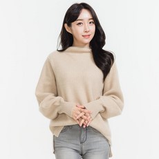 GOBI 고비 캐시미어 오가닉 하프 터틀넥 스웨터 몽골캐시미어100% 가을 트렌디 코디