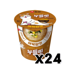 농심 누들핏 어묵탕맛 소컵 31.2g x 24개, 단품