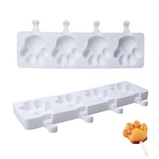 Desirepath Ice Cream Molds Popsicle Silicone Heart Shapes For Baby Children Diy Ice Cream Mould Maker (02), 본상품