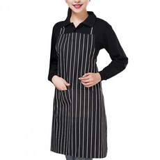 방수 주방 앞치마 도구 주머니 내구성 기름때 방지 요리사 프로용, 1개