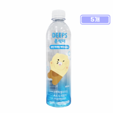 딥스 춘식이 천연 미네랄 해양심층수, 5개, 500ml