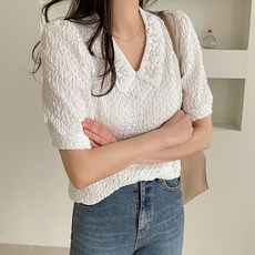 진주달린넥케이프레이스카라