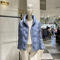 온앤온 [온앤온] 물결 퀼팅 구스다운 패딩 점퍼 JP1W-M6050