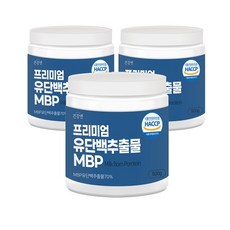 MBP 유단백추출물 식약처인증 HACCP 분말 가루 유단백 범용(패밀리) 500g, 3개