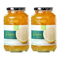 초록원 꿀레몬차, 1kg, 2개입, 1세트
