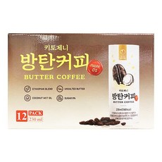 키토제니 방탄커피 230ml x 12팩, 12개, 1개입