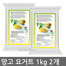 젤스타 요비앙카 망고 요거트 파우더 1kg 2개세트, 2개, 1개입