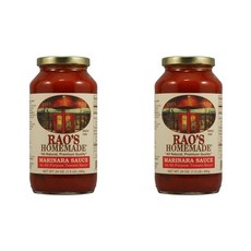 Rao's Homemade Marinara Sauce 라오스 홈메이드 마리나라 다목적 토마토 소스 24oz(680g) 2팩, 1.5 Pound Pack of 2