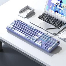 AULA F2088PRO 기계식 키보드 고속 유선 매크로 프로그래밍 지속적인 게이밍 즐거움을 위한 새로운 스타일 베스트셀러, 없음, 없음, 3) Purple Cloud