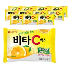 롯데웰푸드 비타C박스 캔디, 17.5g, 12개 17.5g, 12개입