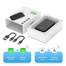 2Air CarlinKit 5.0 휴대용 안드로이드 자동 카플레이 무선 어댑터 미니 USB 동글 5.0Ghz 와이파이 BT 연결 온라인 업그레이드 박스, CarlinKit Genuine_2Air Wirele