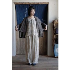 문장 끝에 쓰여 강조를 나타냄 귀 무명옷 봄계절 클래식 단아한 와이드 루즈핏 워싱 린넨 쇼트