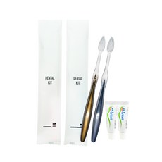 데일리비품 소르디(SORDY) 논슬립 미세모 칫솔+크리스탈 치약_삼면포장 (1000EA), 1000개입