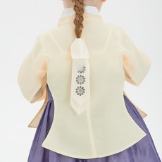소담예인 반짝반짝 은박 한복 댕기