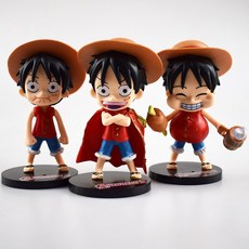루나인터내셔널 케이크데코레이션 해적왕 진열 장식품 생일 해피 팻말 길이 날다 숏 남자 신 광경 베이킹 분장, 먹깨비 3타입 길이 날다