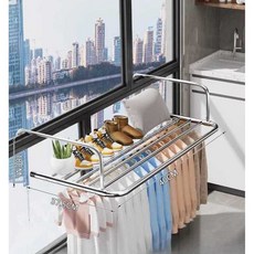 발코니 건조대 차박 미니 빨래 옷걸이 원룸 베란다, 4. 고정형 신발건조대 50CM 4단
