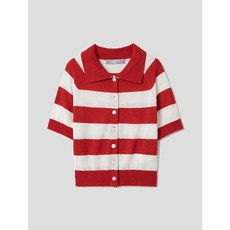 남자배색반팔가디건