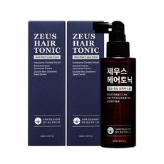 제우스 어성초 맥주효모 헤어토닉 여성탈모 증상 완화, 120ml, 2개