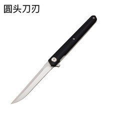 다이빙칼 실외 접이식칼 경질 휴대용 베어링 접칼 군수용 군용칼 호신용 작은칼 구, T01-둥근헤드