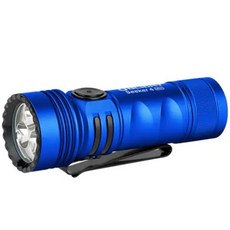 OLIGHT 시커 4 미니 손전등 더블광원 1200 루멘 LED 소형 충전식 IPX8 방수, 블루CW, 1개