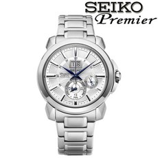 세이코 프리미어 100M 방수 사파이어 글라스 키네틱 손목시계 SNP159J1 Made in Japan