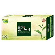 [천삼백케이] [모닝글로리] 순녹 현미녹차 100T, 단품