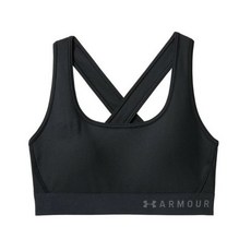 언더아머 미드 크로스백 스포츠브라 1307200-001