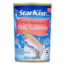 스타키스트 와일드 알래스카 핑크연어 통조림 StarKist 418g 4캔, 4개