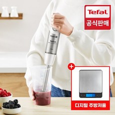 테팔 [공식] 핸드블렌더 마스터블렌드 플러스 믹서기 다지기 HB6531KR (+디지털 주방저울 증정)